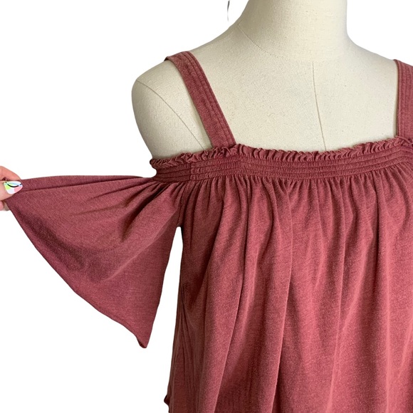 We the Free People SMALL Darling off the Shoulder Top 3312 - Picture 4 of 10